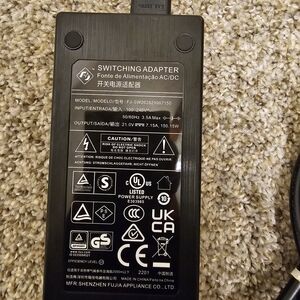 Fujia Switching Adapter (Model FJ-SW2  Switching Adapter Power Supply - Black